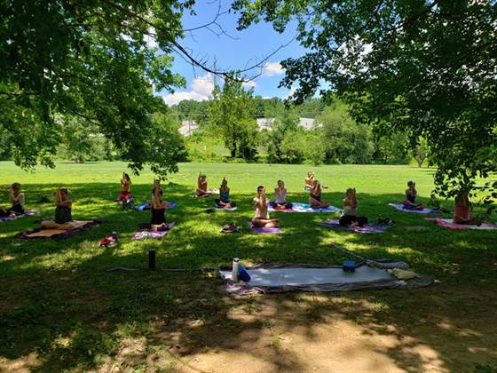 Yoga in the Park Asheville