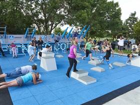 Fitness Court at Addenbrooke Park