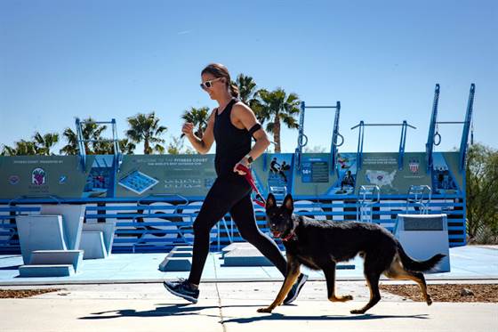 Fitness Court at Central Park and Pacific Electric Trail