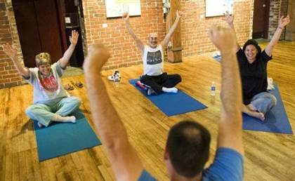 Downtown yoga