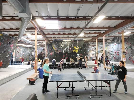 Hangar 18 Indoor Climbing Gym - Orange